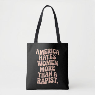 Bolsa Tote Anti Trump Anti MAGA Protesto Contra Ativista Femi