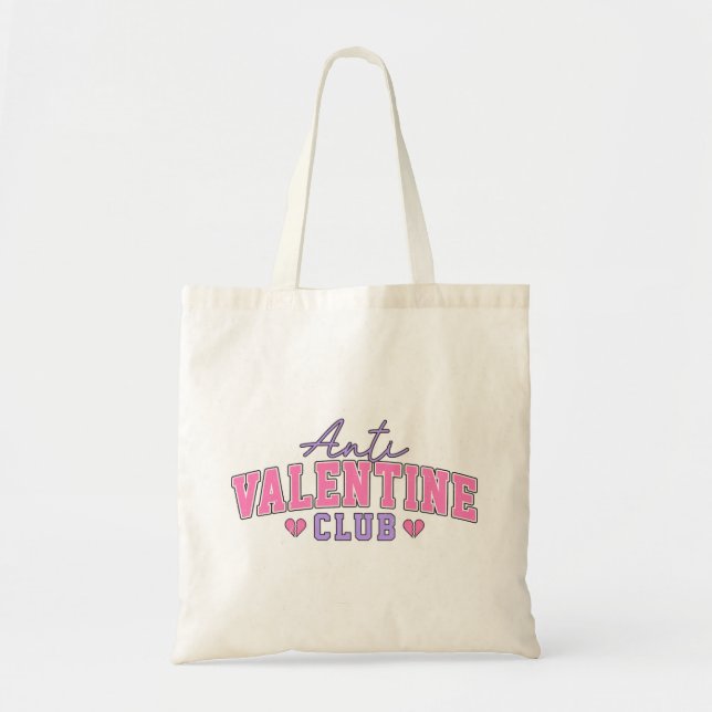 Bolsa Tote Anti Valentine Club (Frente)