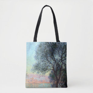 Bolsa Tote Antibes pela Manhã por Claude Monet