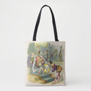 Bolsa Tote Antiga Rima Infantil Poema Canção Old King Cole