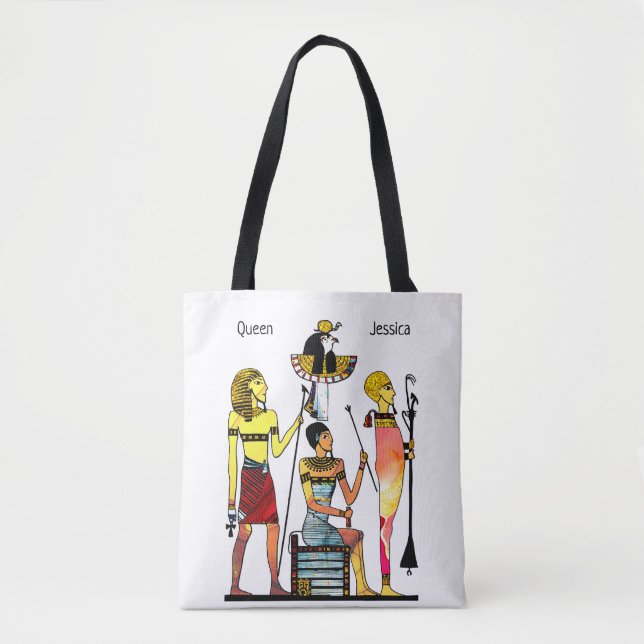 Bolsa Tote Antigo Egito Faraó Lavish Ormamentation (Frente)