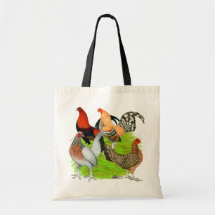 Bolsa Tote Antigo Quarteto de Jogo Inglês