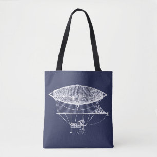 Bolsa Tote Antiguamente Steampunk Victorian Airship Dirigible