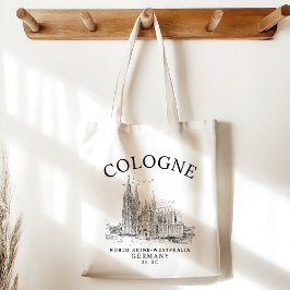 Bolsa Tote Antique Cologne Cathedral Germany Scenery