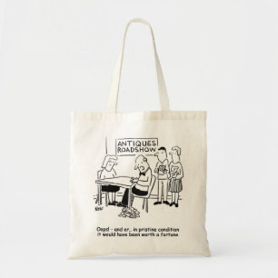 Bolsa Tote Antiques Roadshow perita um item valioso
