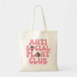 Bolsa Tote Antisocial Plant Club - Plantas Bolsas de canvas