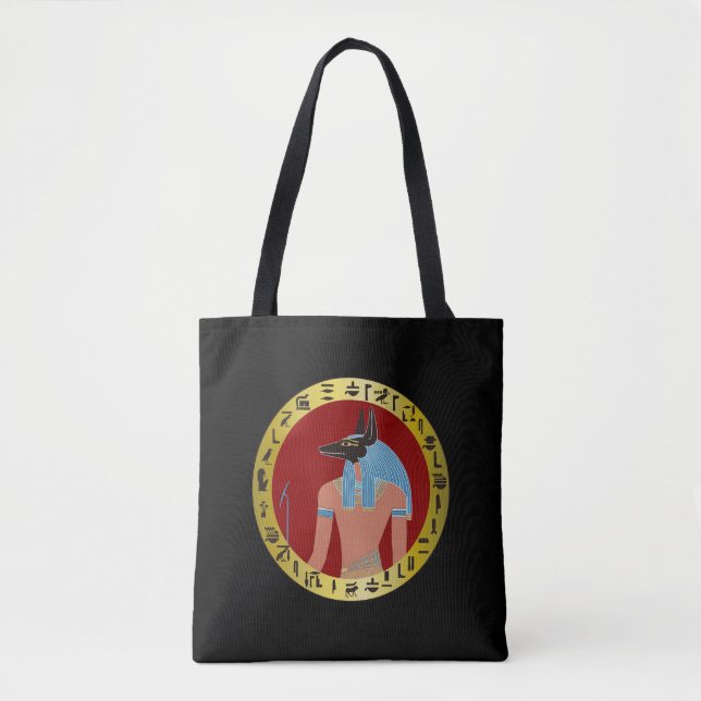 Bolsa Tote Anubis, Deus Egípcio (Frente)