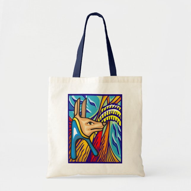 Bolsa Tote Anubis Tote Bag egípcio (Frente)