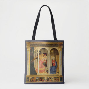 Bolsa Tote Anunciação por Fra Angelico, Arte Fina Renascentis