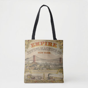 Bolsa Tote Anúncio Vintage Para Empire Sewing Machine Co., No