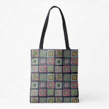 Bolsa Tote (ão) - Granny Squares
