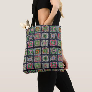 Bolsa Tote (ão) - Granny Squares