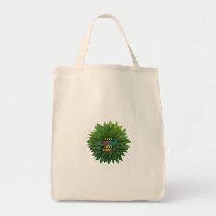 Bolsa Tote Ao Vivo Ligeiramente, Ame A Bag De Tote De Compras