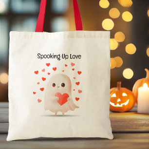 Bolsa Tote Apanhando Amor Fantástico Halloween