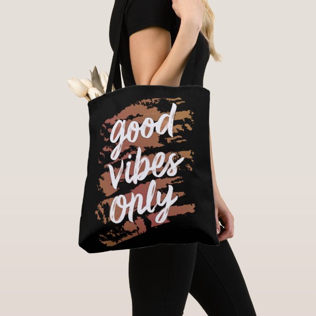 Bolsa Tote apenas boas vibrações (Close Up)