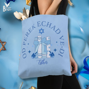 Bolsa Tote APENAS MAIS UM CAPÍTULO Hebraico Hanukkah