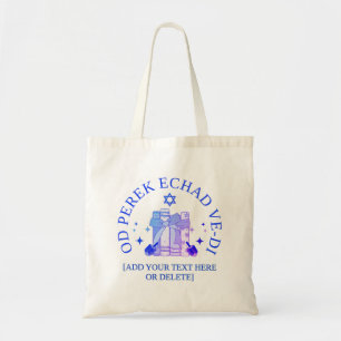 Bolsa Tote APENAS MAIS UM CAPÍTULO Hebraico Hanukkah