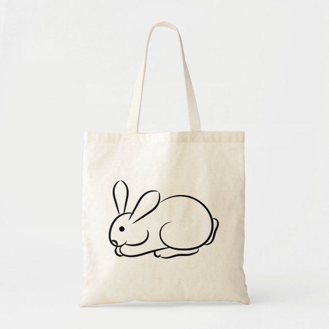 Bolsa Tote Apenas um coelho (Frente)