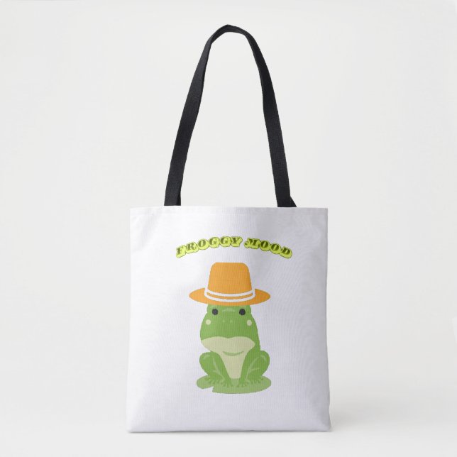 Bolsa Tote Apenas um Dia de Sapo (Frente)