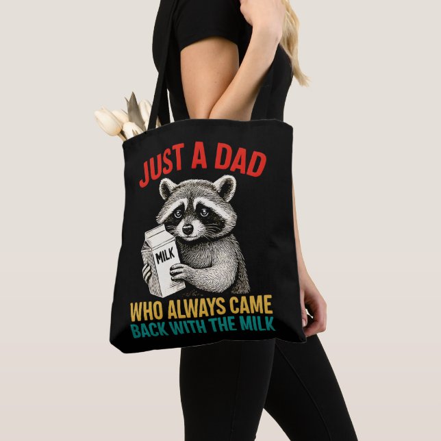 Bolsa Tote Apenas Um Pai Que Sempre Voltou Com O Leite (Close Up)