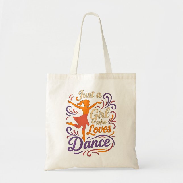 Bolsa Tote Apenas um que ama dançar Dança (Frente)