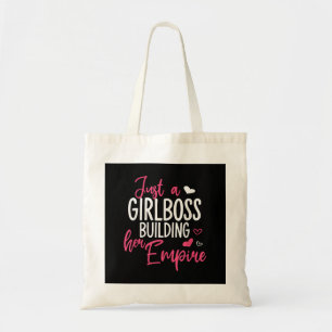 Bolsa Tote Apenas uma chefe de menina construindo seu império