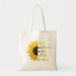 Bolsa Tote Apenas uma flor selvagem