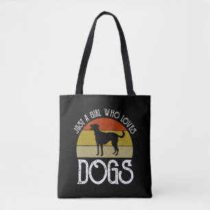 Bolsa Tote Apenas Uma Garota Que Ama Cachorros