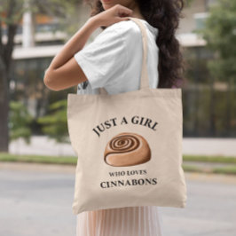 Bolsa Tote Apenas uma garota que ama cinábolas