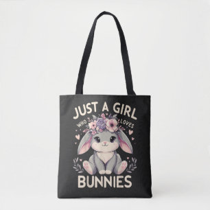 Bolsa Tote Apenas Uma Garota Que Ama Coelhinhos