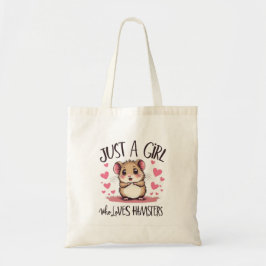 Bolsa Tote Apenas uma garota que ama Hamsters