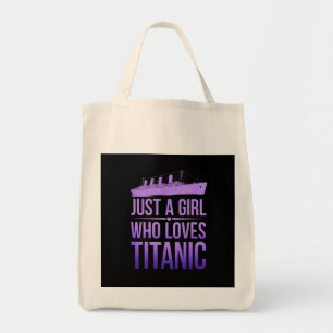 Bolsa Tote Apenas uma garota que ama o Titanic: Perfeito para