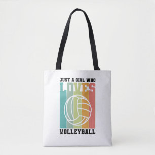 Bolsa Tote Apenas uma garota que ama Volei
