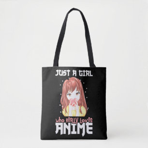 Bolsa Tote Apenas Uma Garota Que Realmente Ama Anime
