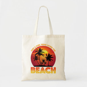Bolsa Tote Apenas Uma Menina Que Ama A Praia