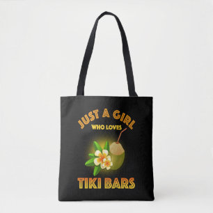 Bolsa Tote Apenas Uma Menina Que Ama Bares De Tiki
