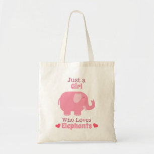 Bolsa Tote Apenas Uma Menina Que Ama Elefantes