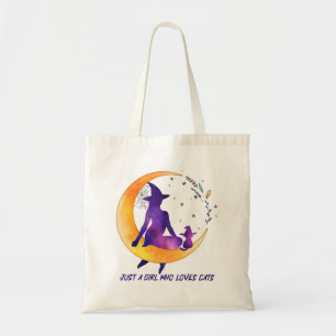 Bolsa Tote Apenas Uma Menina Que Ama Gato