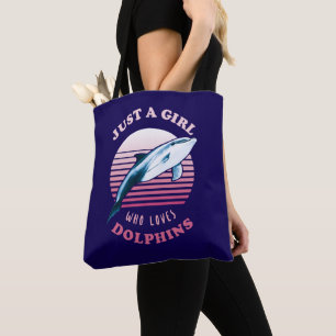 Bolsa Tote Apenas Uma Menina Que Ama Golfinhos
