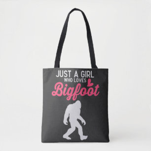 Bolsa Tote Apenas Uma Menina Que Ama Pé Grande