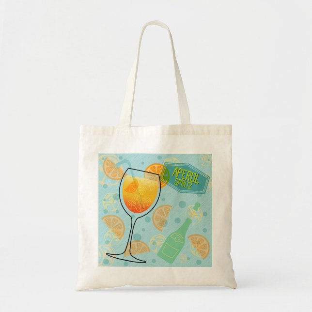 Bolsa Tote Aperol Spritz Cocktail (Frente)