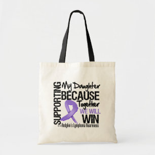Bolsa Tote Apoiando minha filha - o Lymphoma.png de Hodgkin