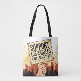 Bolsa Tote Apoie Los Angeles após os incêndios trágicos