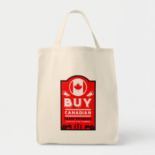 Bolsa Tote Apoie os Agricultores Canadenses
