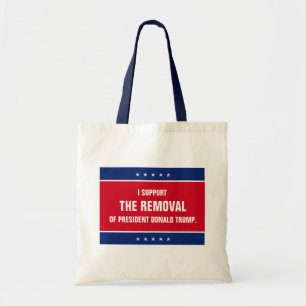 Bolsa Tote Apoio a Remoção do Presidente Donald Trump