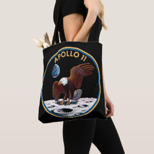 Bolsa Tote Apollo 11 insígnia
