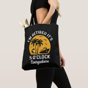 Bolsa Tote Aposentadoria Divertida É 5 Horas Em Algum Lugar