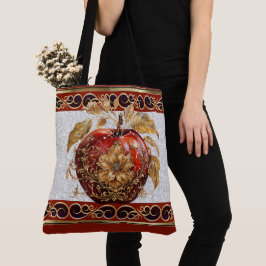 Bolsa Tote Apple Elegante para Professora - Veja Trás