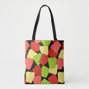 Bolsa Tote Apple Jumble Pattern