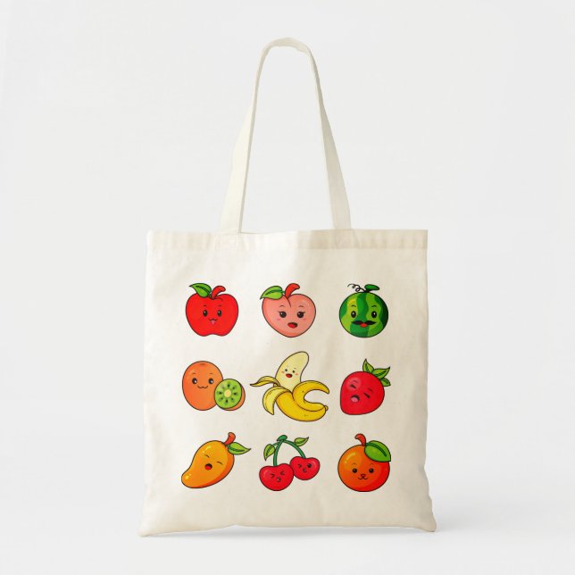 Bolsa Tote Apple, Peach, Watermelon (Frente)